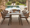Outdoor Modern Dining Set - Close-up Detail