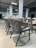 Outdoor Modern Dining Set - Lifestyle Setting