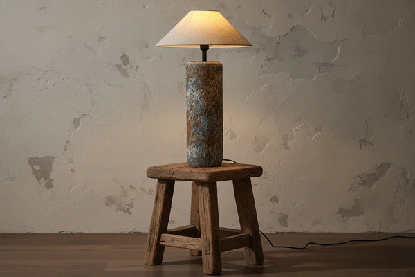 Oversized Matte Ceramic Table Lamp