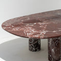 Oxblood Marble Coffee Table - View 3
