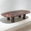Oxblood Marble Coffee Table - View 2