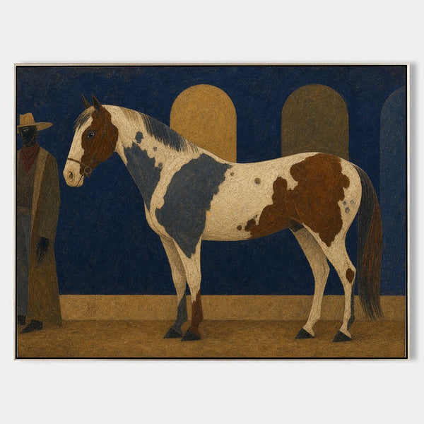 Paint Horse Before Twilight Arches