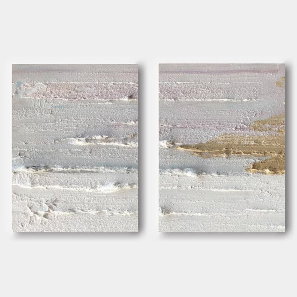 Pale Drift with Golden Shoreline