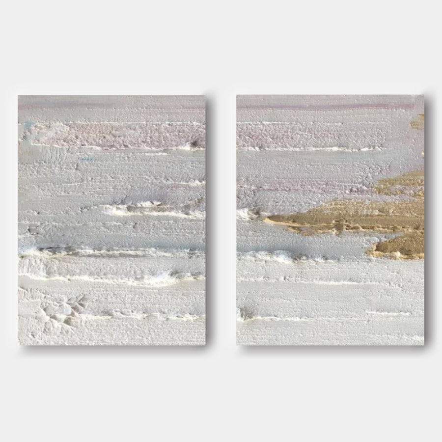 Pale Drift with Golden Shoreline