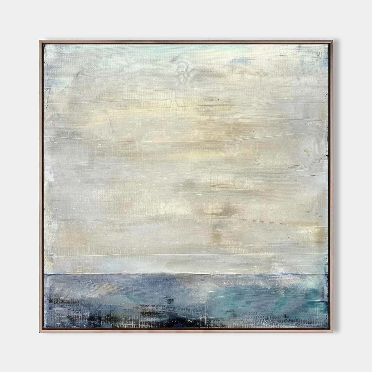Pale Sky Over Quiet Blue Shore