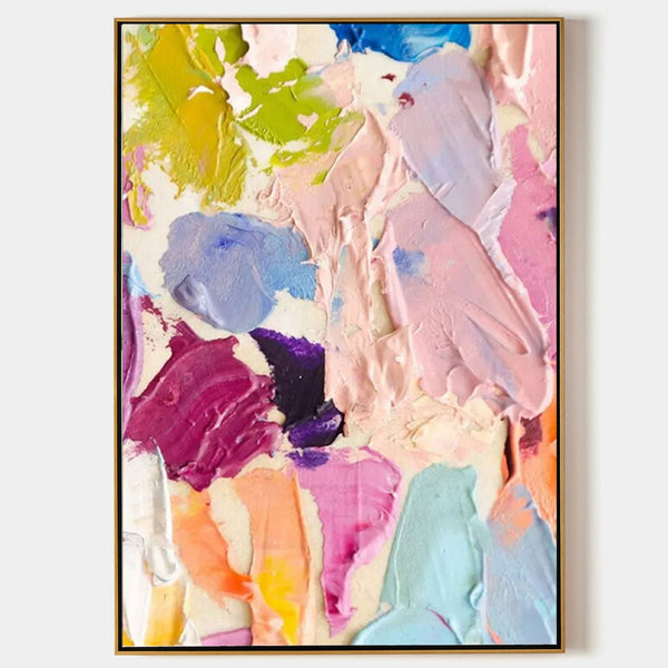 Pastel Palette Knife Bloom