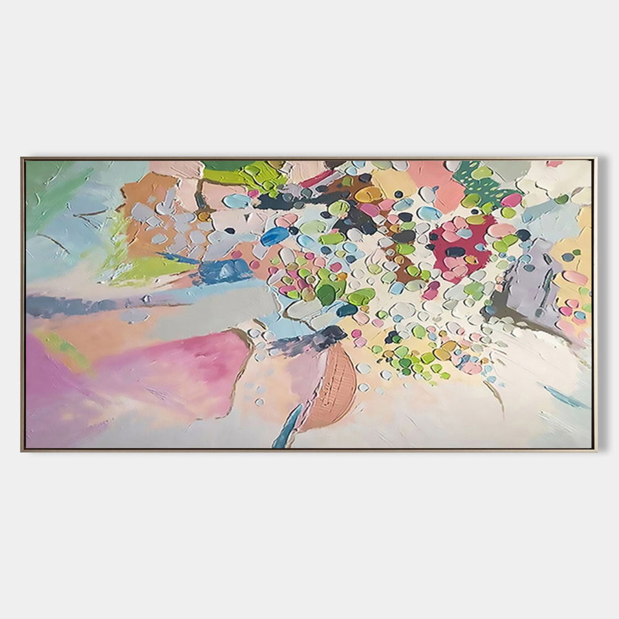 Pastel Petal Burst in Motion