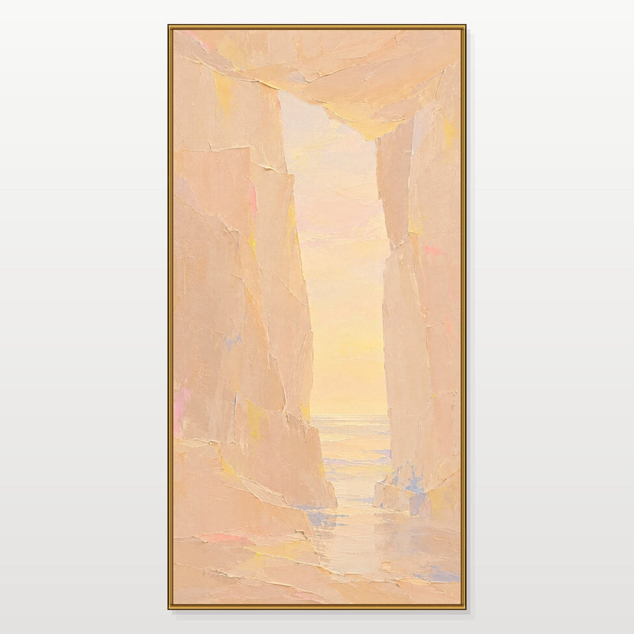Peach Canyon Opening to the Sea