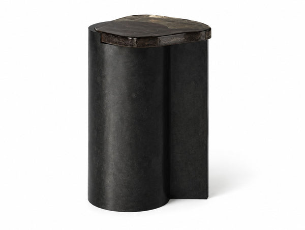 The Pisciotta Side Table on a white studio background