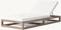 Modern Teak Sun Lounger - Close-up Detail