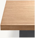 Modern Outdoor Teak Dining Table - Main View
