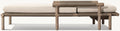 Modern Teak Sun Lounger - Detail View