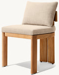 Marbella Curved Teak Collection - Close-up Detail