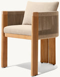 Marbella Curved Teak Collection - Lifestyle Setting