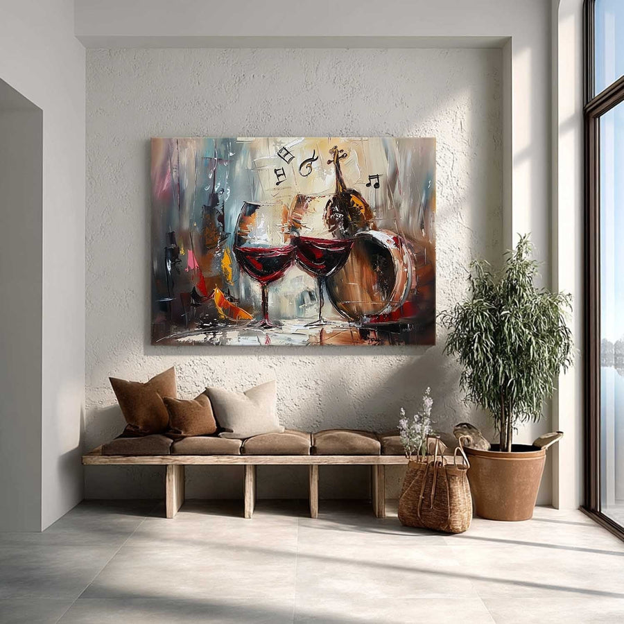 Red Wine Toast with Cello