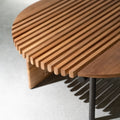 Rivulet Slatted Coffee Table - View 9