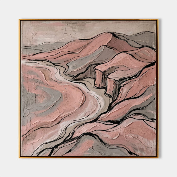 Rose Canyon Winding Through Hills
