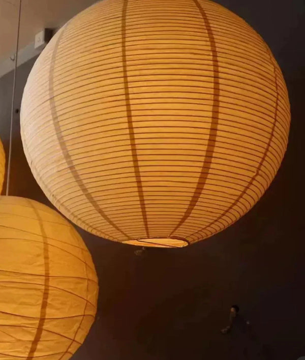 Round Handmade Washi Paper Globe Pendant