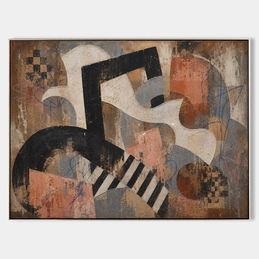 Rust and Ivory Geometric Abstraction