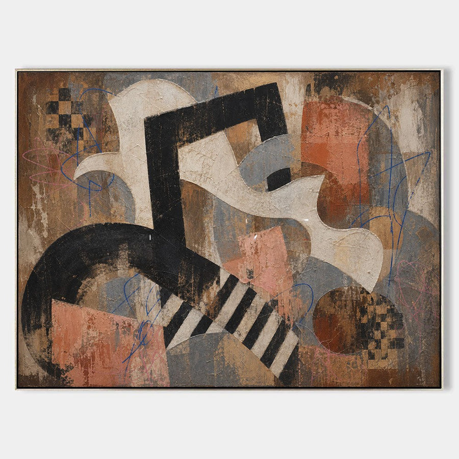 Rust and Ivory Geometric Abstraction