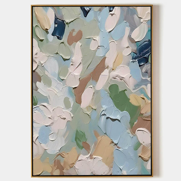 Sage and Sky Petal Abstract
