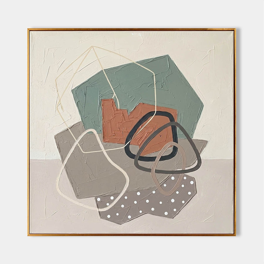 Sage and Terracotta Abstract Shapes