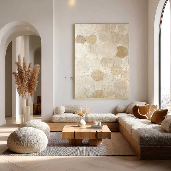 Sandstone Circles in Textured Relief