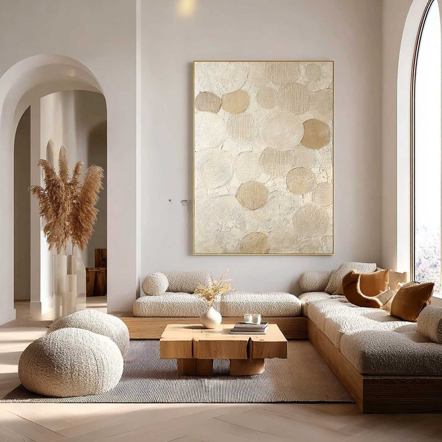 Sandstone Circles in Textured Relief