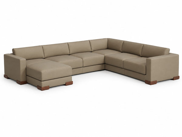 The Saranda Sectional on a white studio background