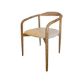 Scandinavian Natural Wood Dining chair - View 10