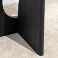 Sculpted Noir Side Table - View 3