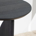 Sculpted Noir Side Table - View 5