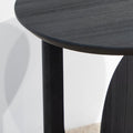 Sculpted Noir Side Table - View 4