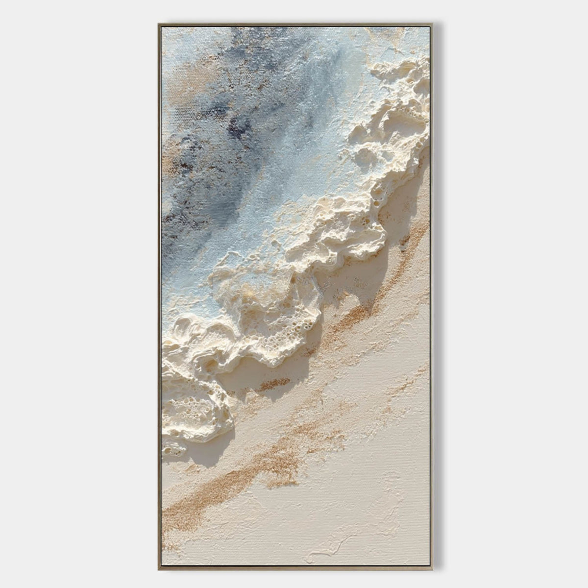 Sculpted Surf on Pale Sand