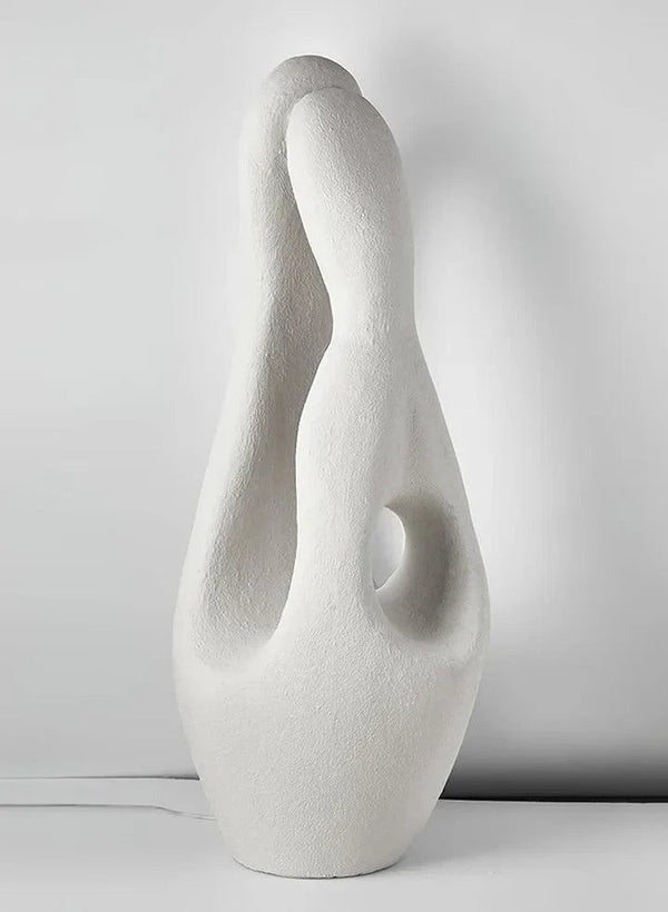 Sculptural Irregular Cast Resin Floor Lamp