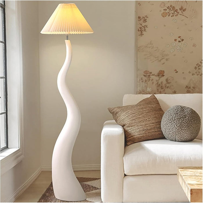 Sculptural Wave Floor Lamp - Main View
