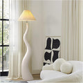 Sculptural Wave Floor Lamp - Side View