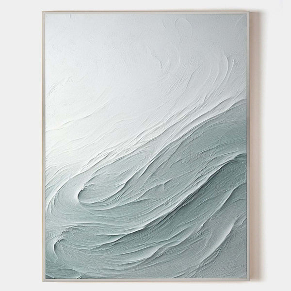 Sea Glass Tide in Plaster Relief