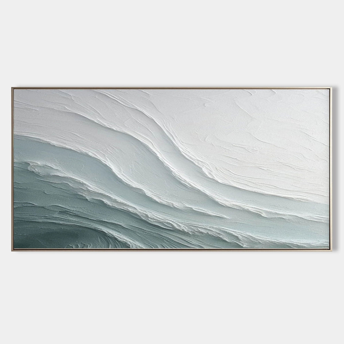 Sea Glass Tide in Sculpted Layers