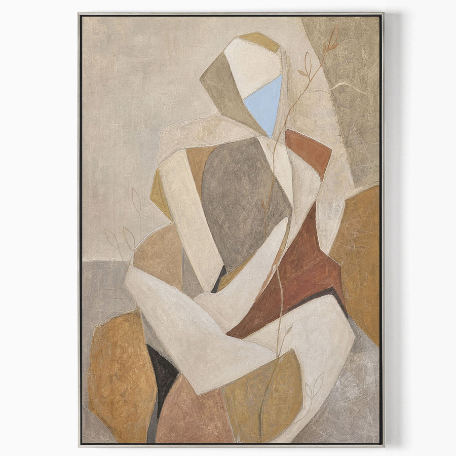Seated Figure in Earthen Planes