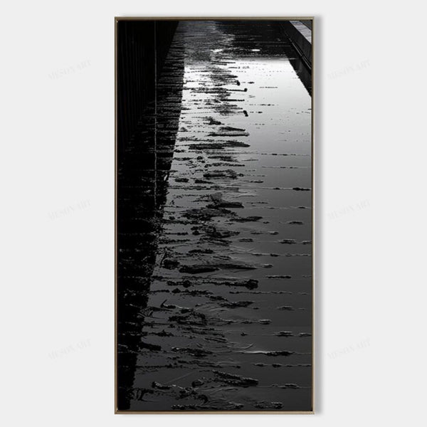 Silver Light on Black Water