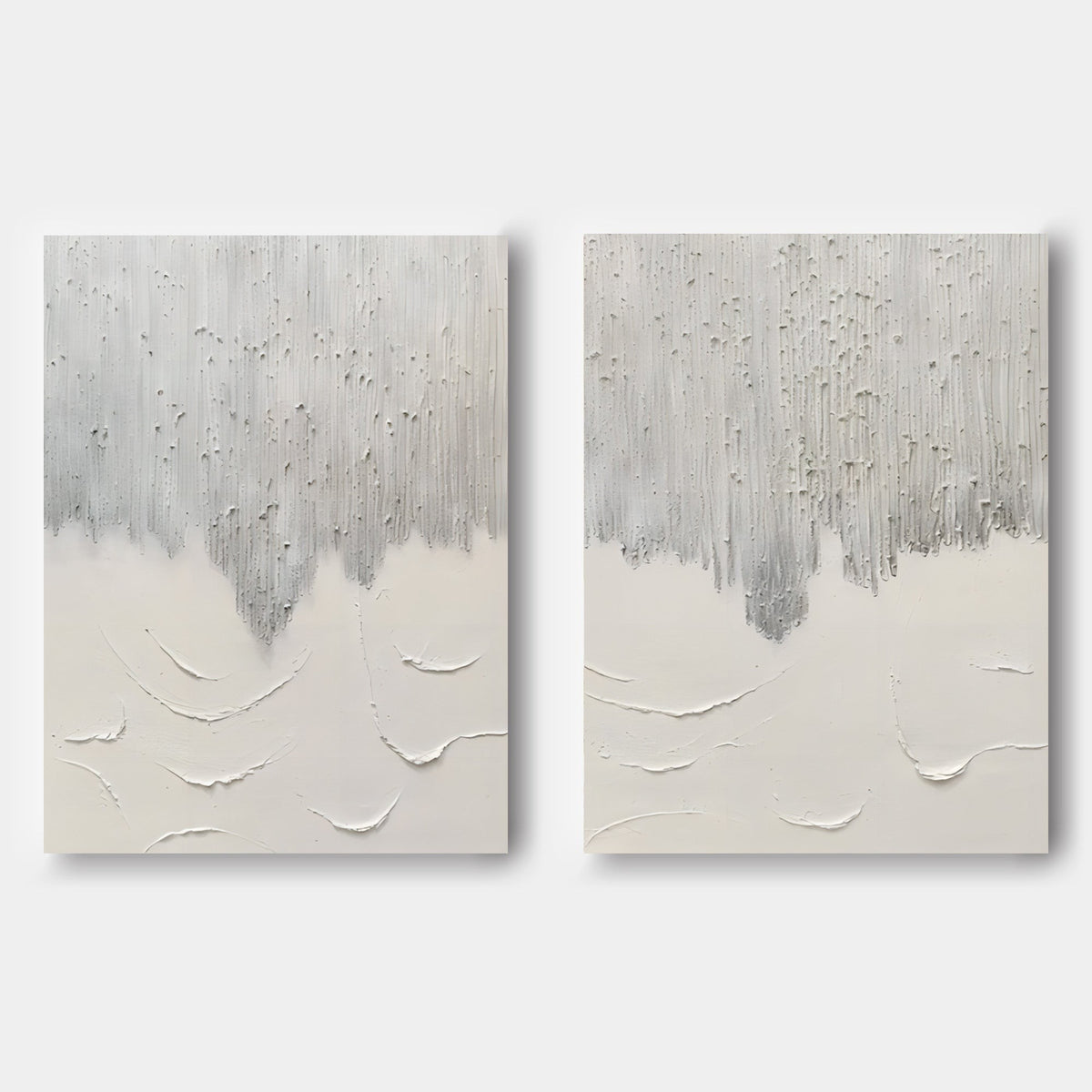Silver Rain over Ivory Drifts