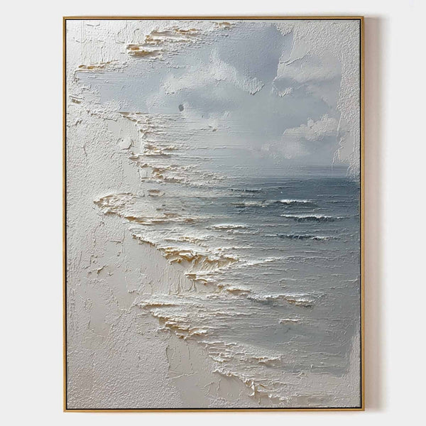 Silver Tide Beneath Soft Clouds