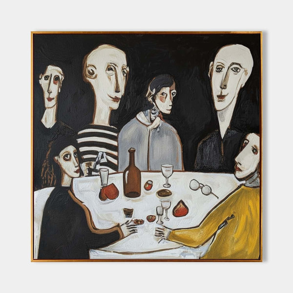 Six Figures at the Supper Table
