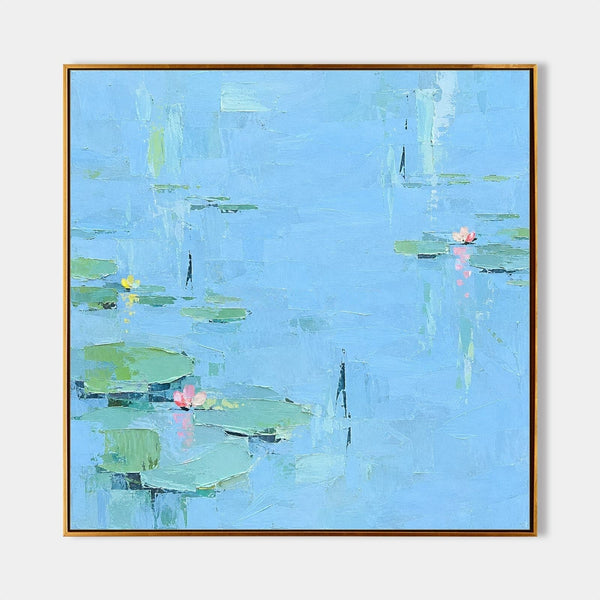 Sky Blue Water Lily Pond