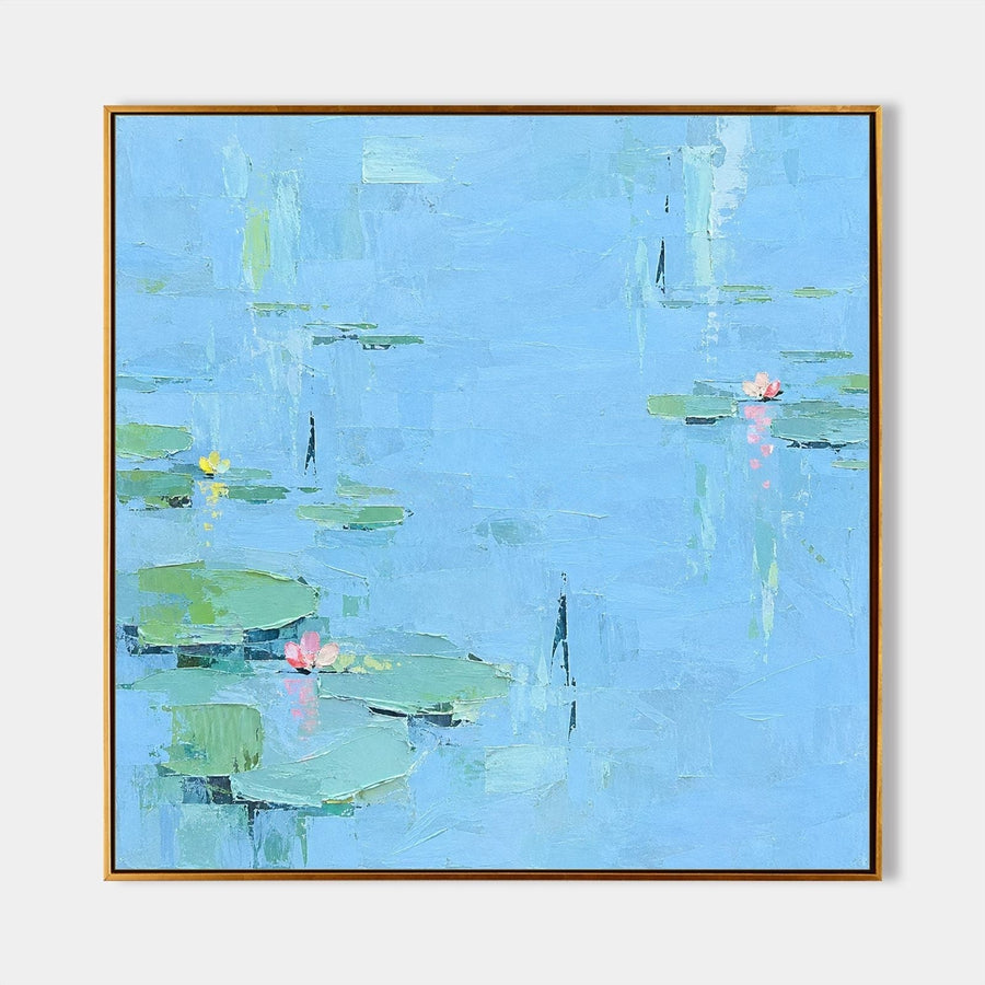 Sky Blue Water Lily Pond