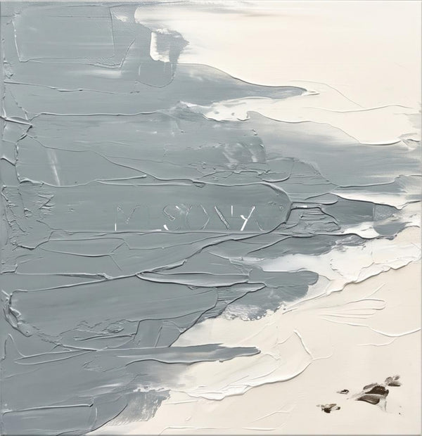 Slate Tide on Ivory Shore