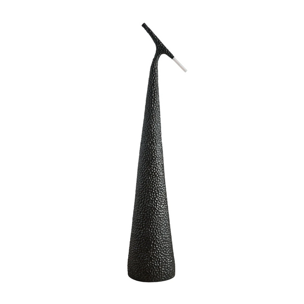 Slender Resin Column Floor Lamp with Diffused Glow
