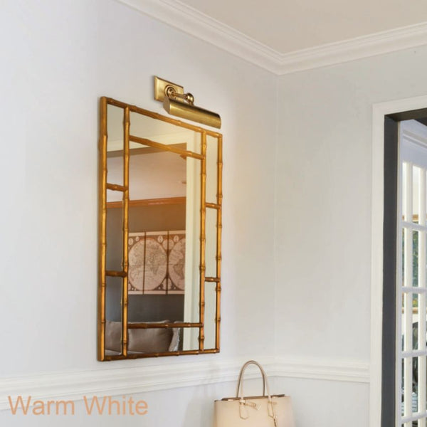 Slim Extended Arm Brass Picture Light