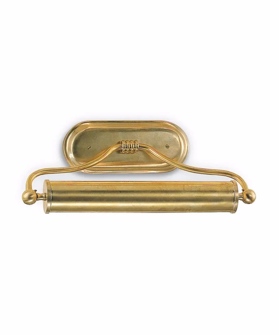 Slim Linear Brass Cylinder Picture Light